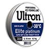 Леска ULTRON Elite Platinum 0,16мм 3.1 кг 30м серебряная - оптовый интернет-магазин рыболовных товаров Пиранья