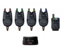 Комплект сигнализаторы+фонарь Prologic C-Series Alarm 4+1+1 Red Green Yellow Blue, арт.71024 - оптовый интернет-магазин рыболовных товаров Пиранья