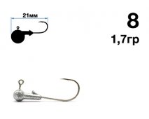 Джигер Nautilus Sting Sphere SSJ4100 hook  №8  1.7гр - оптовый интернет-магазин рыболовных товаров Пиранья