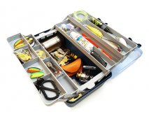 Ящик Nautilus 136 Tackle Box 4-tray Clear Blue-Blue - оптовый интернет-магазин рыболовных товаров Пиранья