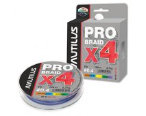 Шнур Nautilus Pro Braid X4 Multicolor d-0.14 6.8кг 15lb 150м - оптовый интернет-магазин рыболовных товаров Пиранья