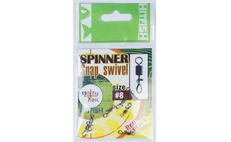     HITFISH Spinner Snap swivel 8  15 lb 7 -  -    -  1
