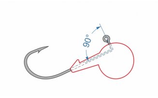 Джигер Nautilus Corner NC-2217 hook №2/0 26гр - оптовый интернет-магазин рыболовных товаров Пиранья - превью 1