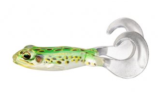 Мягкая приманка LIVETARGET Freestyle Frog Topwater  100T-512 Floroscent Green/Yellow, 100 мм, медленно тонущая, поверхностная - оптовый интернет-магазин рыболовных товаров Пиранья - превью