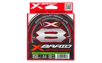  YGK X-Braid Braid Cord X8 150m Chartreuse #0.4, 0.104, 10lb, 4.5 -  -    - 