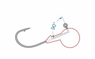 Джигер Nautilus Corner NC-2217 hook №2/0 18гр - оптовый интернет-магазин рыболовных товаров Пиранья - превью 1
