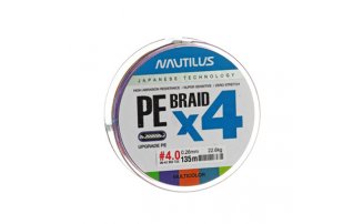 ���� Nautilus Braid X4 Multicolour d-0.20 15.7�� 2.5PE 135� - ������� ��������-������� ���������� ������� ������� - ������ 2