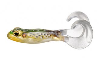 Мягкая приманка LIVETARGET Freestyle Frog Topwater  100T-514 Emerald/Brown, 100 мм, медленно тонущая, поверхностная - оптовый интернет-магазин рыболовных товаров Пиранья - превью