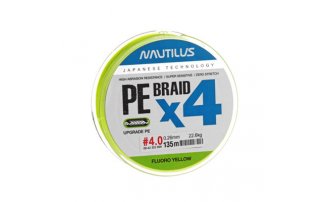 ���� Nautilus Braid X4 Fluoro Yellow d-0.16 10.8�� 1.5PE 135� - ������� ��������-������� ���������� ������� ������� - ������ 2