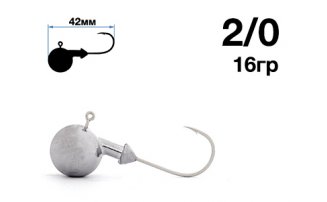 Джигер Nautilus Sting Sphere SSJ4100 hook №2/0 16гр - оптовый интернет-магазин рыболовных товаров Пиранья - превью