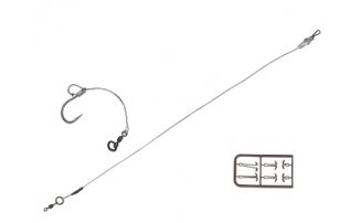 Волосяная оснастка Prologic Chod - Hinged Stiff Rig STD 4cm 20lb/XC8 № 6*, арт.50126 - оптовый интернет-магазин рыболовных товаров Пиранья - превью