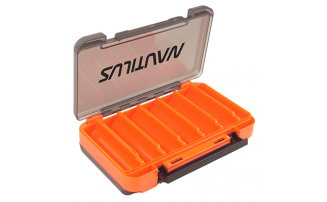 Коробка для приманок Nautilus 2-х сторонняя Orange NB2-175 17,5*10,5*3,8 - оптовый интернет-магазин рыболовных товаров Пиранья - превью 1