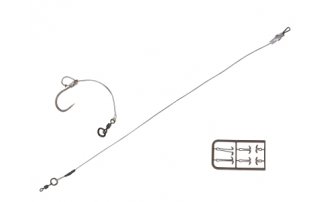 Волосяная оснастка Prologic Chod - Hinged Stiff Rig STD 4cm 20lb/XC8 № 6 (Barbless)*, арт.50129 - оптовый интернет-магазин рыболовных товаров Пиранья - превью