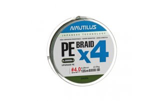 ���� Nautilus Braid X4 Green d-0.24 20.1�� 3.5PE 135� - ������� ��������-������� ���������� ������� ������� - ������ 1
