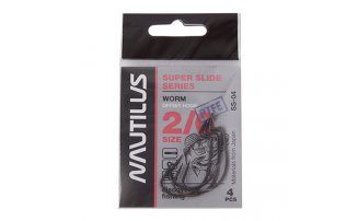   Nautilus Offset Super Slide Series Worm SS-04PTFE 2/0 -  -    -  2