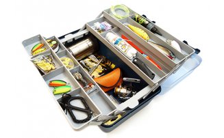 Ящик Nautilus 136 Tackle Box 4-tray Clear Blue-Blue - оптовый интернет-магазин рыболовных товаров Пиранья - превью