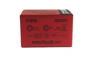 Катушка Nautilus Fire 3000 - оптовый интернет-магазин рыболовных товаров Пиранья - превью 9