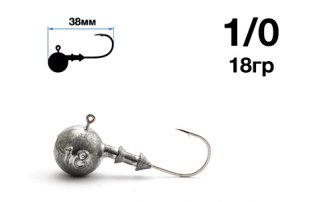 Джигер Nautilus Sting Sphere SSJ4100 hook №1/0 18гр - оптовый интернет-магазин рыболовных товаров Пиранья - превью