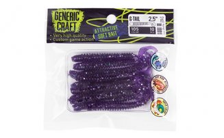   Generic Craft G-tail 2,5in, 6,5, .105, .10, . 274374 -  -    -  1