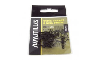     Nautilus Quick Change O Ring Swivel # 8 -  -    -  1