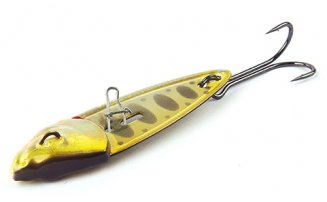 Блесна-цикада Savage Gear Minnow Switch Blade 38 Sinking Olive/Smolt, 3.8см, 5г, тонущая, арт.63737 - оптовый интернет-магазин рыболовных товаров Пиранья - превью 1