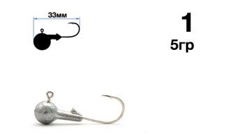 Джигер Nautilus Sting Sphere SSJ4100 hook  №1  5гр - оптовый интернет-магазин рыболовных товаров Пиранья - превью