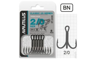 ������ ������� Nautilus  Treble 2X-series 2406BN  �   2/0 (5��) - ������� ��������-������� ���������� ������� ������� - ������