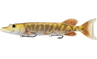 Мягкая приманка LIVETARGET Pike Swimbait (Juvenile) 300S-809 Matte/Gold, 300мм, 245г - оптовый интернет-магазин рыболовных товаров Пиранья - превью