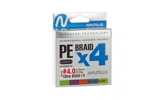 ���� Nautilus Braid X4 Multicolour d-0.10 5.4�� 0.8PE 135� - ������� ��������-������� ���������� ������� ������� - ������ 1