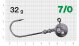 Джигер Nautilus Long Power NLP-1110 hook № 7/0 32гр - оптовый интернет-магазин рыболовных товаров Пиранья - thumb