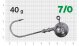 Джигер Nautilus Long Power NLP-1110 hook № 7/0 40гр - оптовый интернет-магазин рыболовных товаров Пиранья - thumb