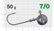 Джигер Nautilus Long Power NLP-1110 hook № 7/0 50гр - оптовый интернет-магазин рыболовных товаров Пиранья - thumb