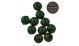 - Nautilus Bead with tapered hole 6*2 Green -  -    - thumb