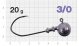 Джигер Nautilus Claw NC-1021 hook №3/0 20гр - оптовый интернет-магазин рыболовных товаров Пиранья - thumb