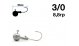 Джигер Nautilus Sting Sphere SSJ4100 hook №3/0  8.8гр - оптовый интернет-магазин рыболовных товаров Пиранья - thumb
