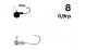 Джигер Nautilus Sting Sphere SSJ4100 hook №8  0.9гр - оптовый интернет-магазин рыболовных товаров Пиранья - thumb