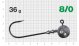 Джигер Nautilus Long Power NLP-1110 hook № 8/0 36гр - оптовый интернет-магазин рыболовных товаров Пиранья - thumb