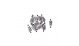 Грузило Nautilus Пуля с сил.трубочкой с марк.веса  4.0гр - оптовый интернет-магазин рыболовных товаров Пиранья  - thumb 1