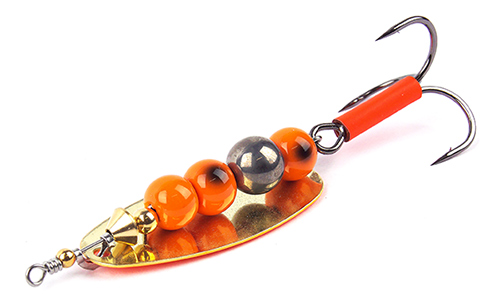 Блесна вращающаяся Savage Gear Caviar Spinner #2 Sinking Fluo Orange 6г, арт.42309 - оптовый интернет-магазин рыболовных товаров Пиранья 1