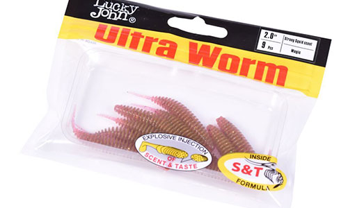  . Lucky John Pro Series Ultraworm 2.0in S14 -  -    1