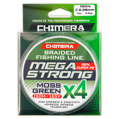  Chimera Megastrong Moss Green X4 150  #0.25 -  -    2