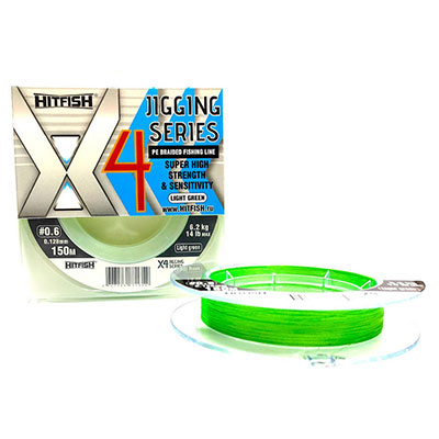  HITFISH  X4 Jigging Series Light Green d-0,205 12,7 150 #1.5 -  -   