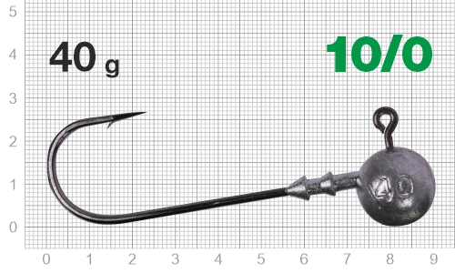 Джигер Nautilus Long Power NLP-1110 hook №10/0 40гр - оптовый интернет-магазин рыболовных товаров Пиранья