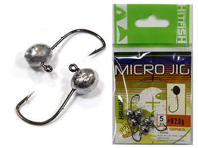 Джиг-головка HITFISH  Micro Jig №2 1,3гр - оптовый интернет-магазин рыболовных товаров Пиранья