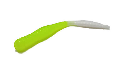   TroutMania Fat Worm 3,0", 7,62, 1,8, .202 Lime&White (Bubble Gum), .6 -  -   