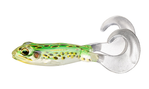 Мягкая приманка LIVETARGET Freestyle Frog Topwater  100T-512 Floroscent Green/Yellow, 100 мм, медленно тонущая, поверхностная - оптовый интернет-магазин рыболовных товаров Пиранья