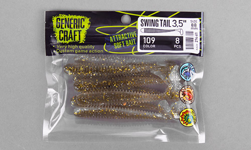   Generic Craft Swing tail 3,5in, 8,8, .109, .8, . 274411 -  -    1