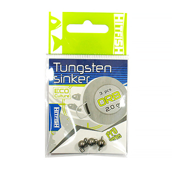 Груз вольфрамовый HITFISH Tungsten sinker ORB 3.0гр - оптовый интернет-магазин рыболовных товаров Пиранья 2