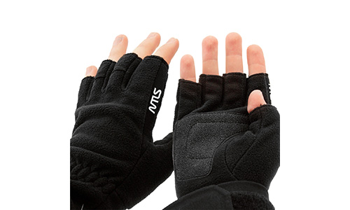  NTLS Fleece gloves windproof   . dark blue -.  M/L -  -   