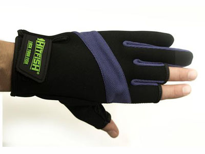 Перчатки HITFISH Glove-03 цв. Зеленый  р. L - оптовый интернет-магазин рыболовных товаров Пиранья